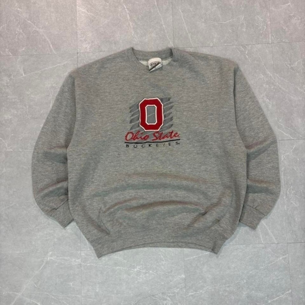Add '1990's Ohio State Buckeyes grey‎ crewneck sweatshirt Size M #college